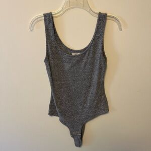 Madewell grey bodysuit